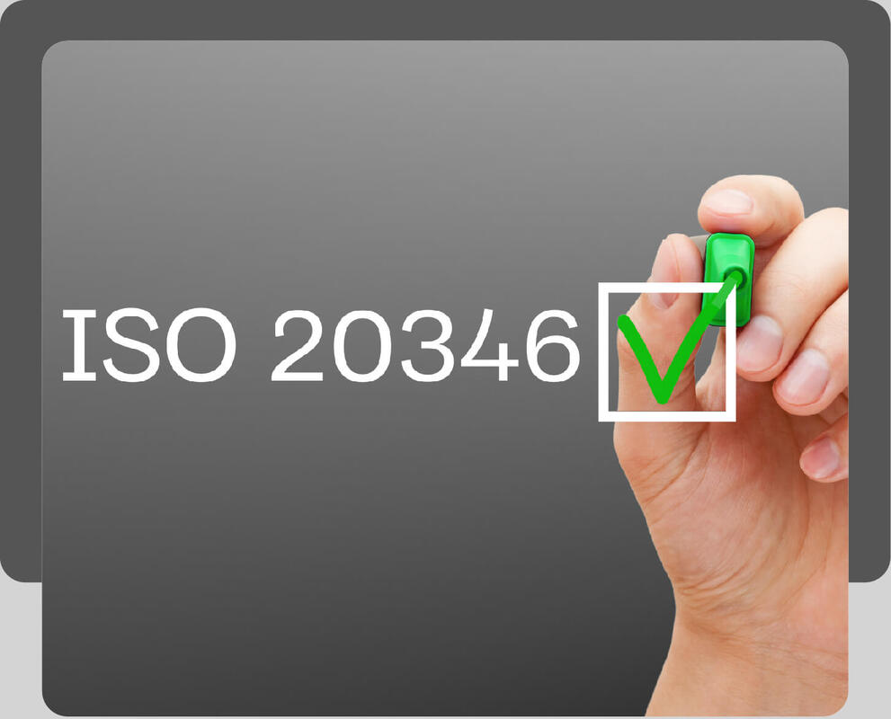 EN ISO 20346 is de norm vereisten voor schokabsorptie.