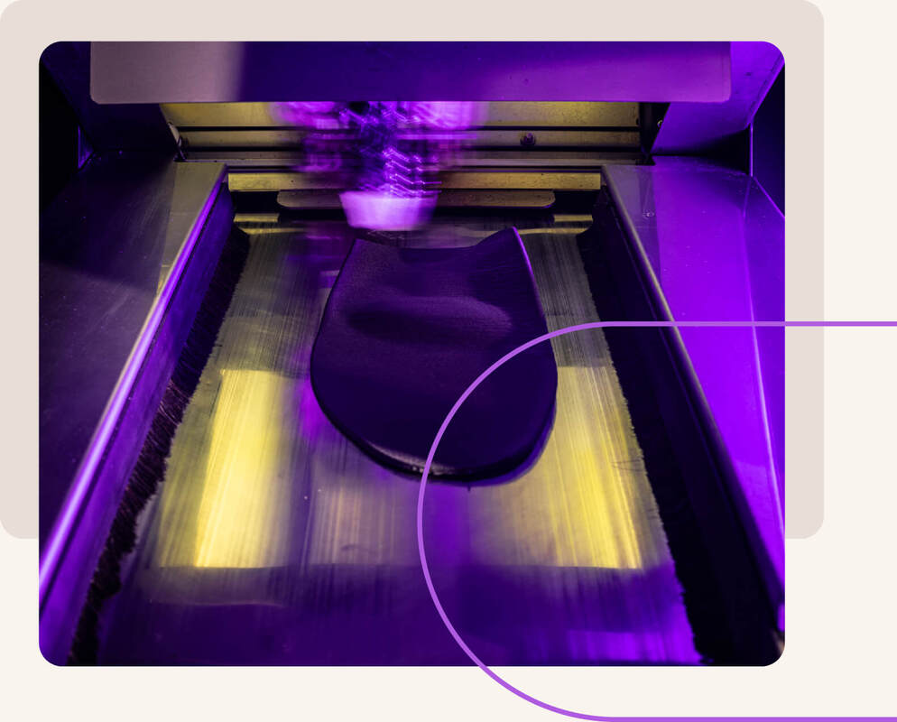 3D-geprinte steunzolen Podotherapie Hermanns