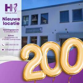 DE 200E VESTIGING IS EEN FEIT!