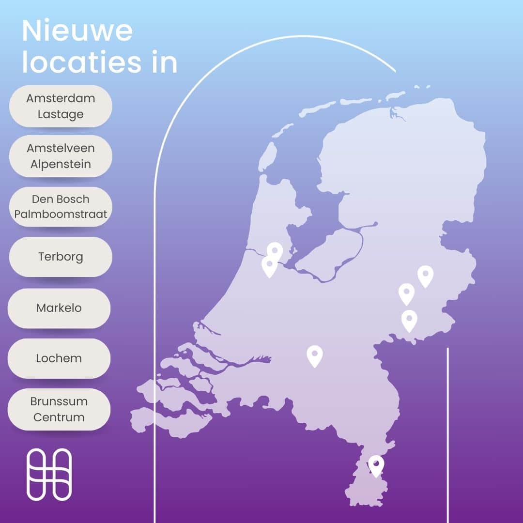 Nieuwe locaties