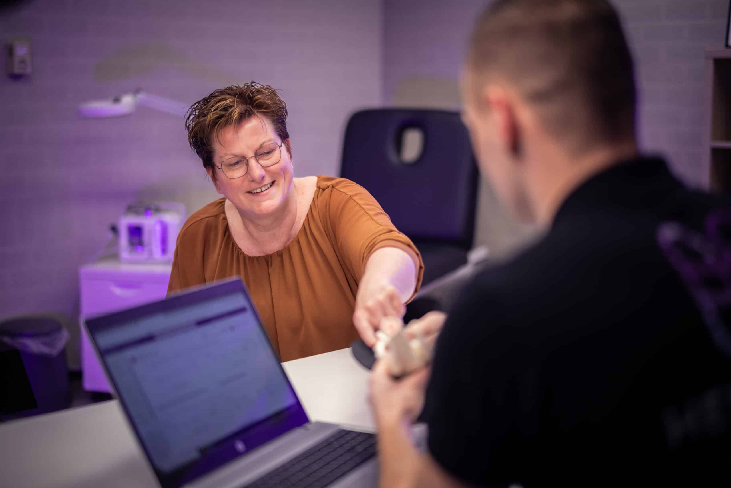 Symptomen van een enkelverzwikking